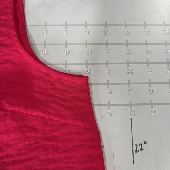 Habitat Tank Top Womens M Pink Sleeveless Textured Rayon Blend Lightweight - Picture 7 of 8